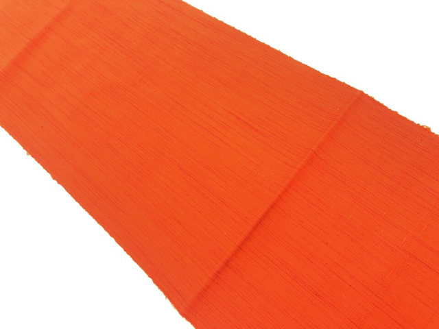 リサイクル　手織り紬織り柄名古屋帯